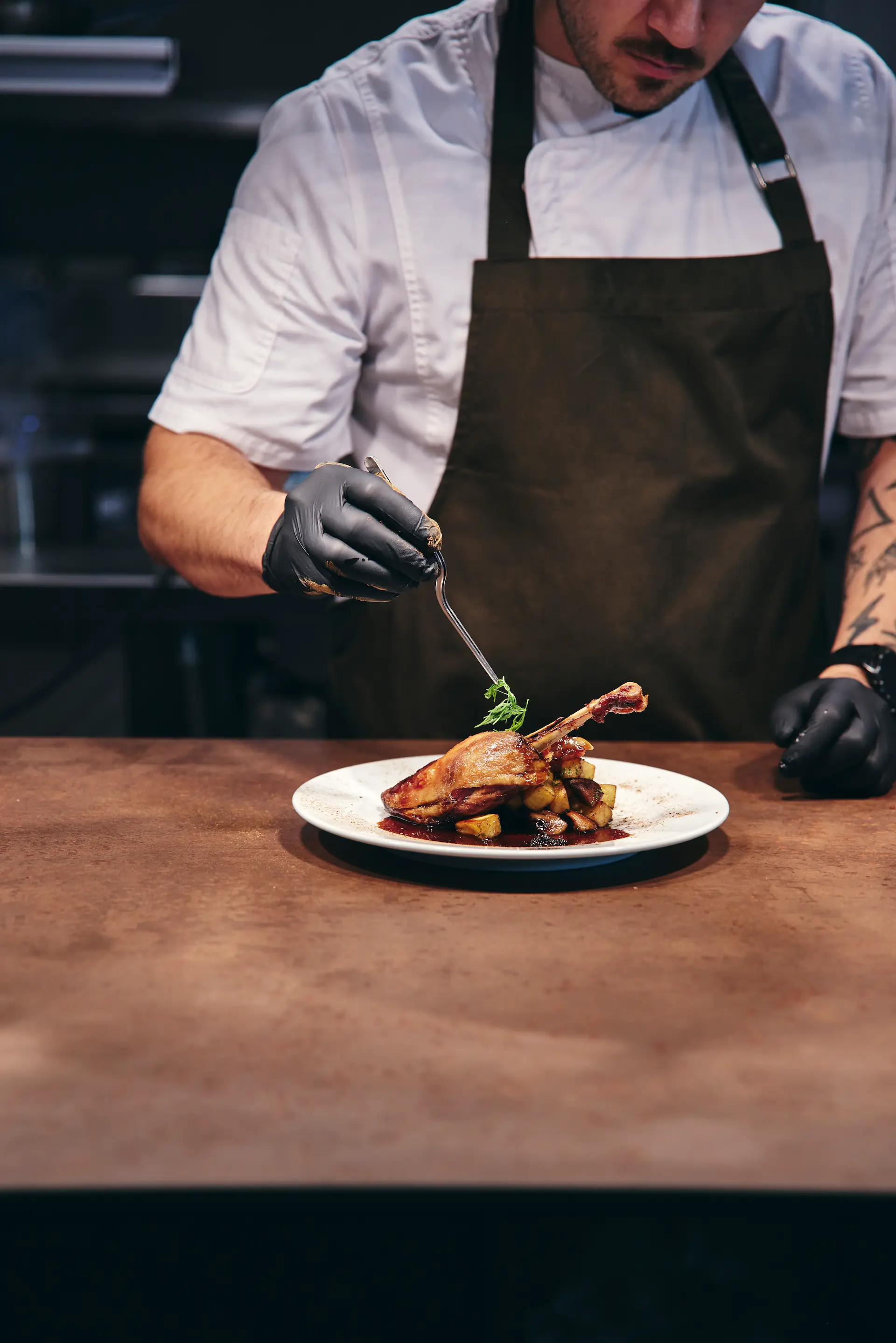 Especialidad de la casa, pato confitado